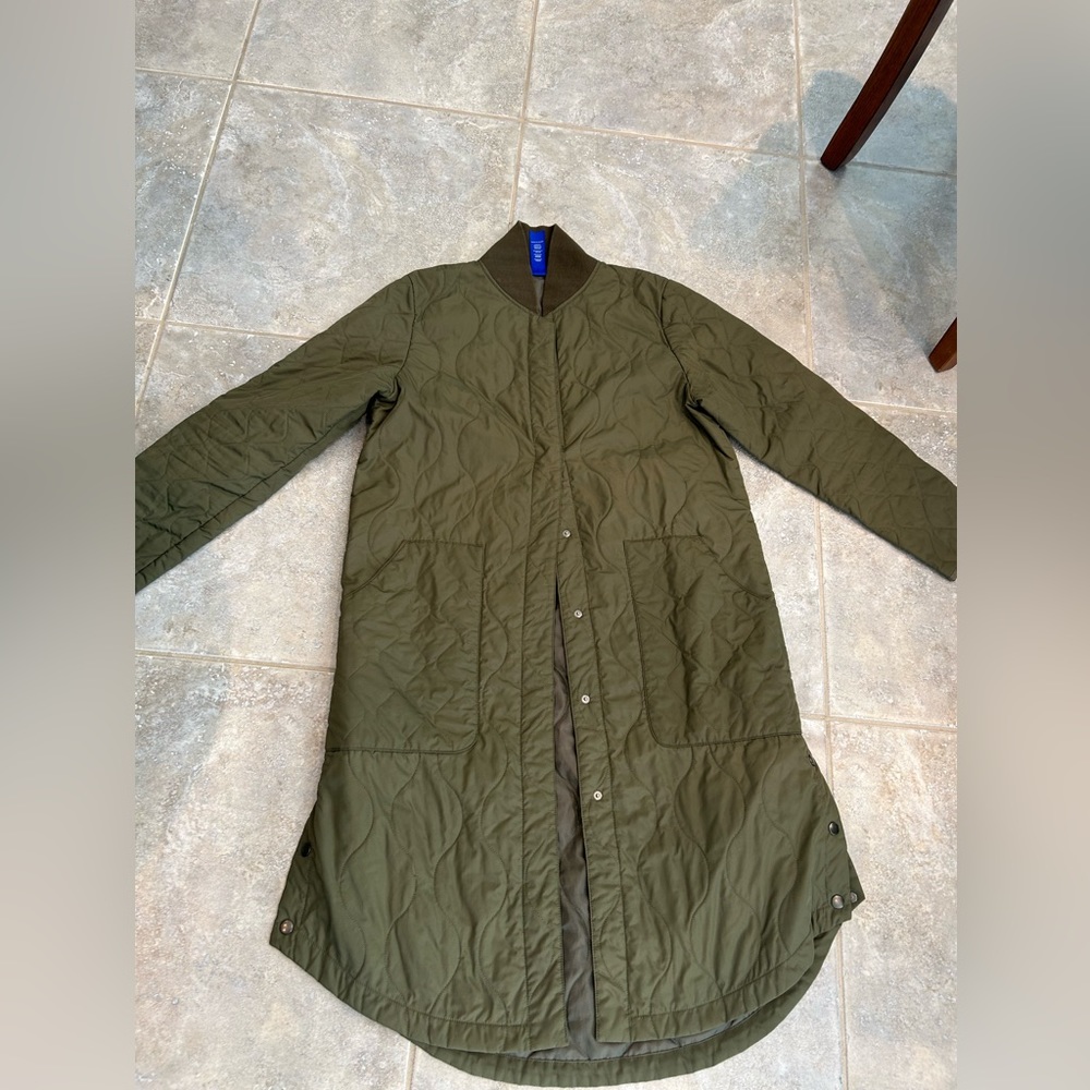 Kit and ace quilted size large long jacket